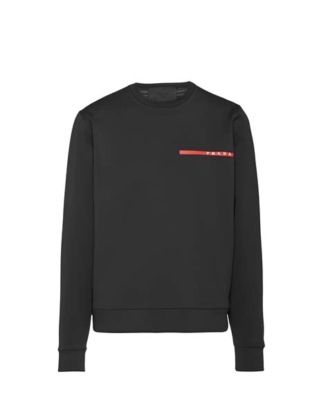 prada sweatshirt original|Prada sweatpants men's.